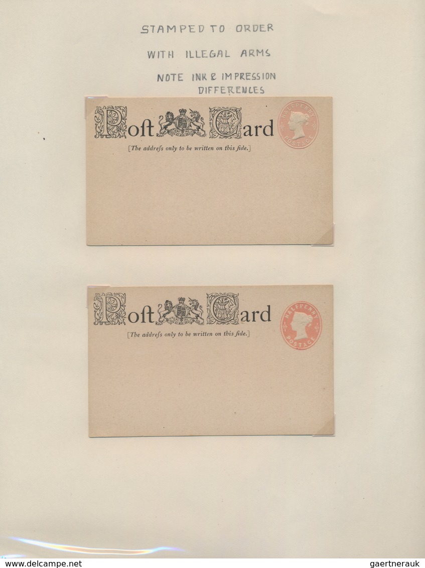 Großbritannien - Ganzsachen: 1870/1951 QV, KEVII, KGV + KGVI Special Postal Stationery Collection Of - Other & Unclassified