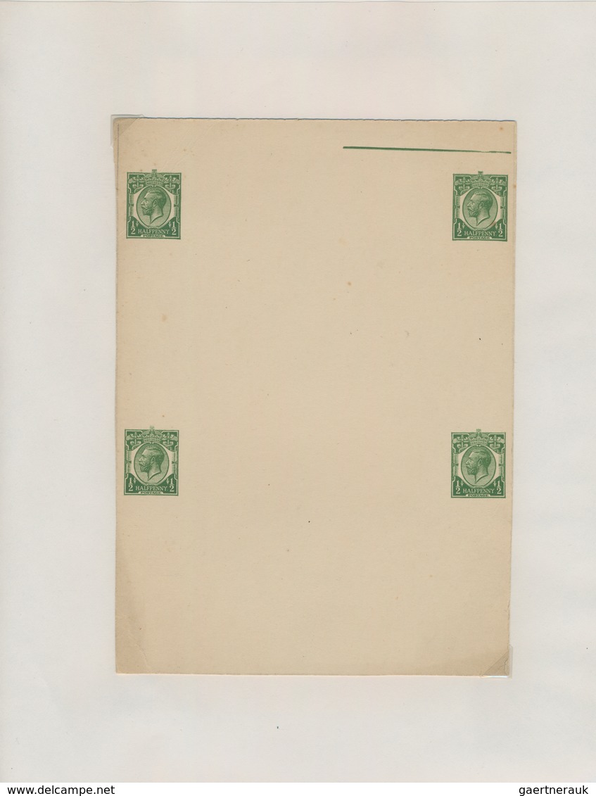 Großbritannien - Ganzsachen: 1870/1951 QV, KEVII, KGV + KGVI Special Postal Stationery Collection Of - Other & Unclassified