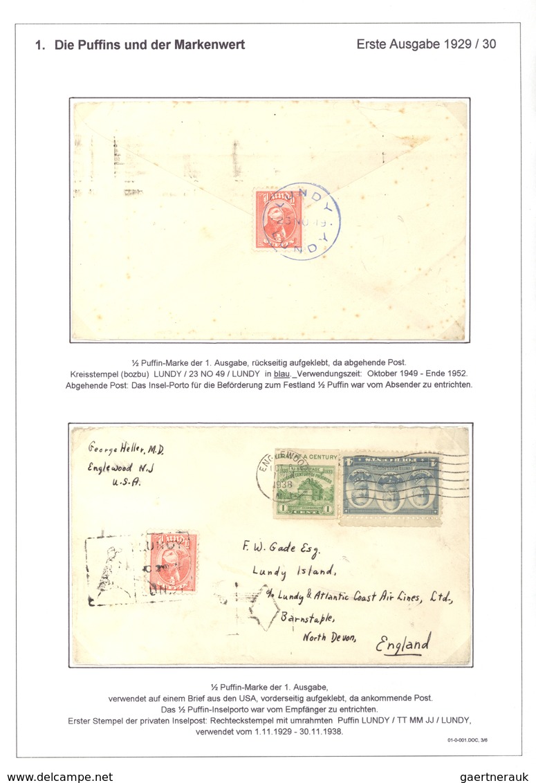 Großbritannien - Besonderheiten: Lundy - The Development Of Postal Services On The Pirate Island In - Other & Unclassified