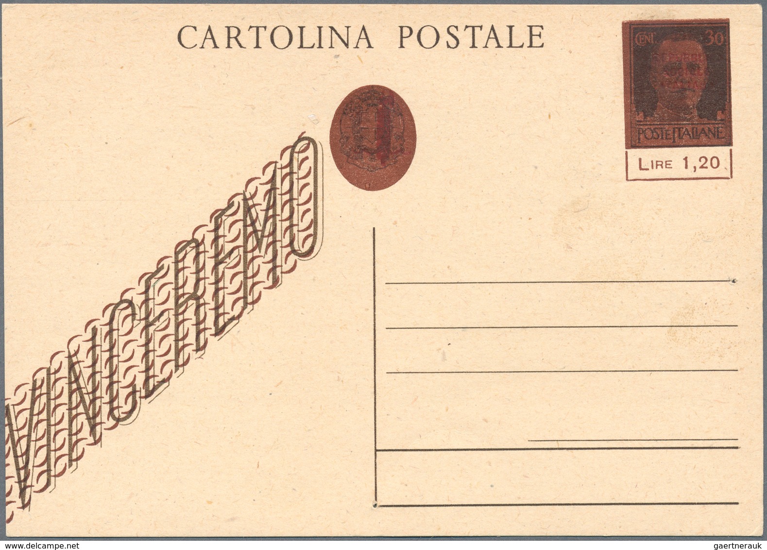 Italien - Ganzsachen: 1874/1998, Reichhaltige Sammlung = Postkarten, Kartenbriefe, Dienstpostkarten - Stamped Stationery