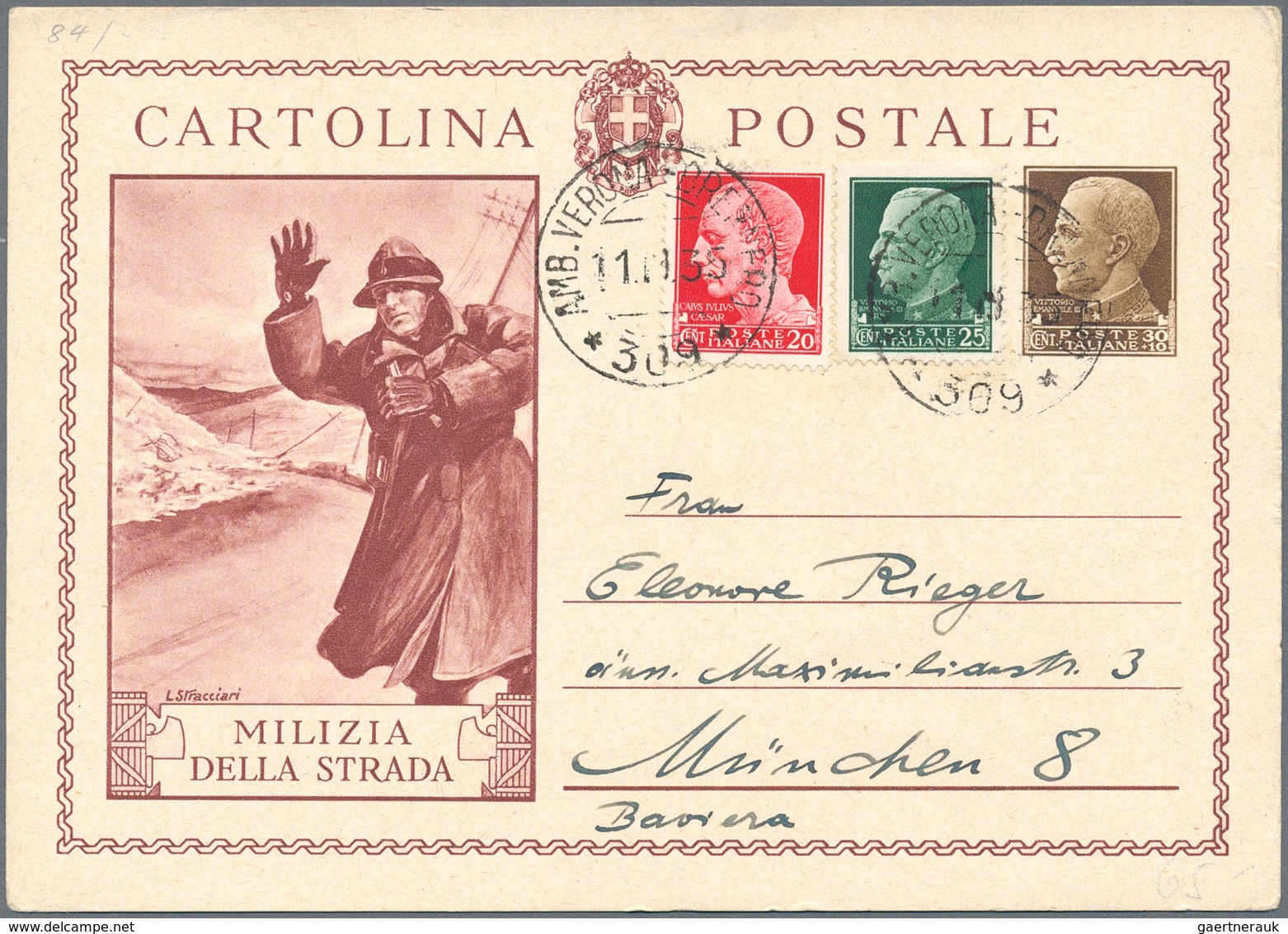 Italien - Ganzsachen: 1874/1998, Reichhaltige Sammlung = Postkarten, Kartenbriefe, Dienstpostkarten - Stamped Stationery