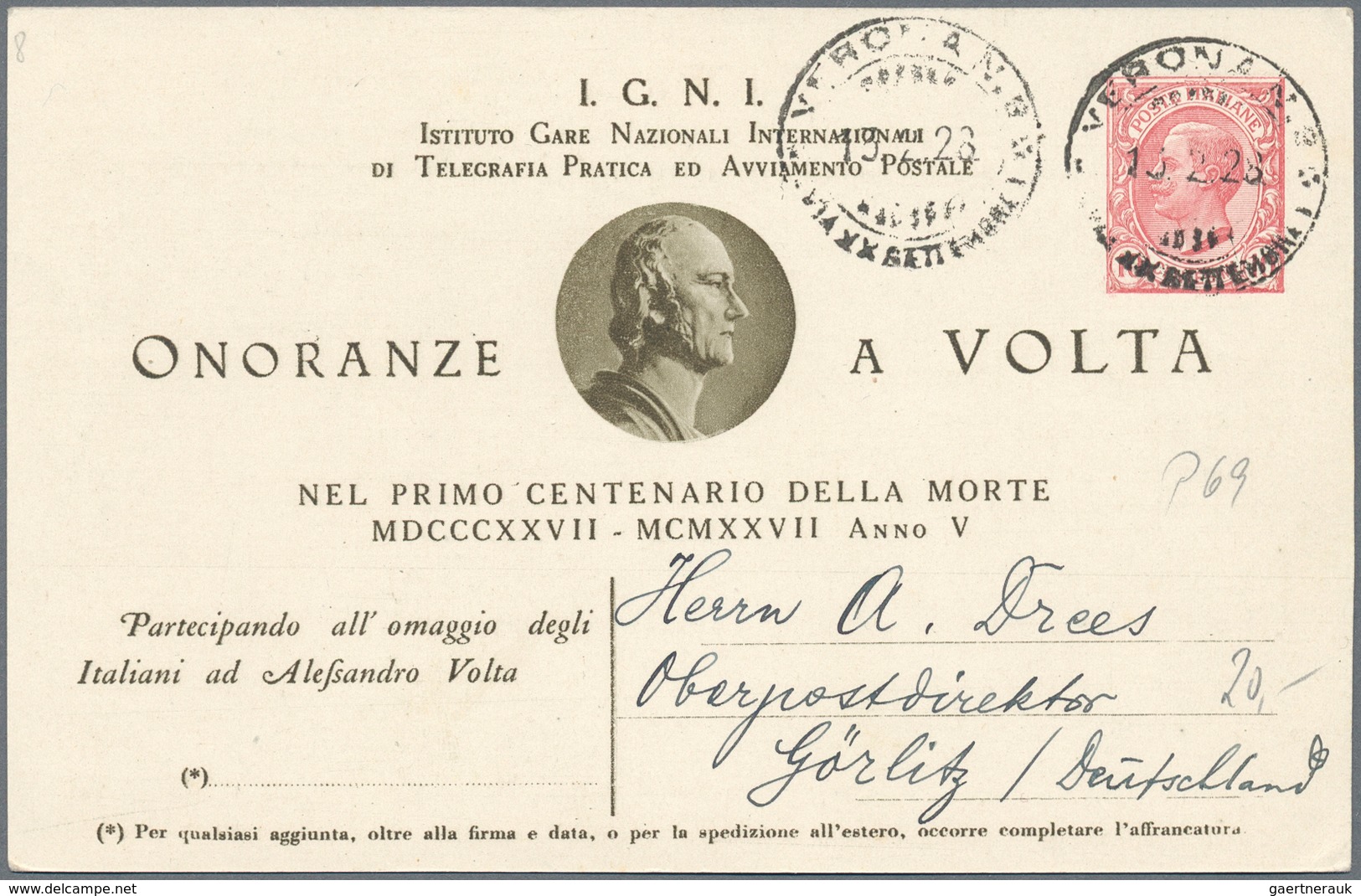 Italien - Ganzsachen: 1874/1998, reichhaltige Sammlung = Postkarten, Kartenbriefe, Dienstpostkarten