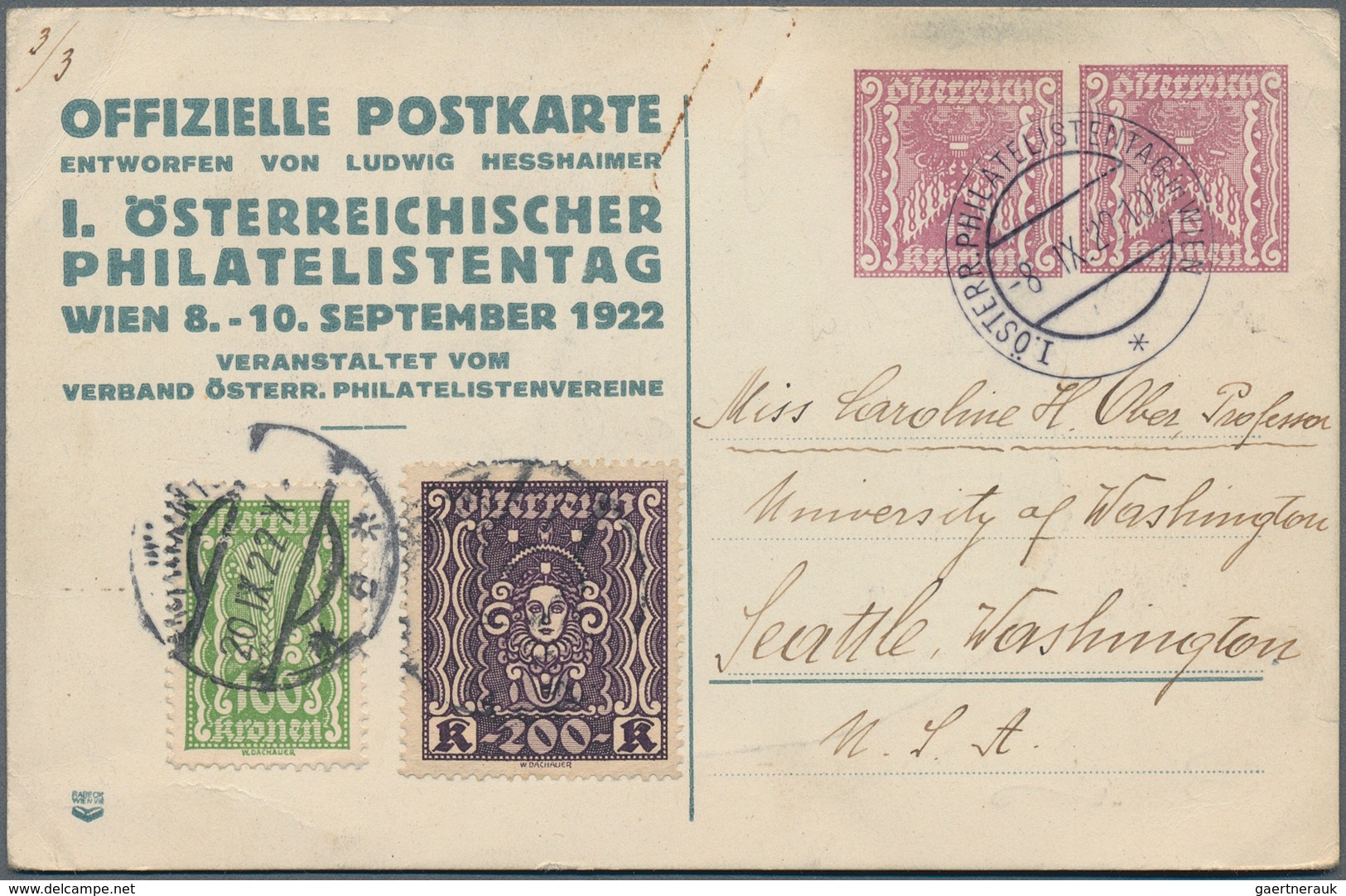 Österreich: 1872/1922, Österreich Und Ungarn, Partie Von 15 Briefen Und Karten, Dabei Privat-Ganzsac - Collections
