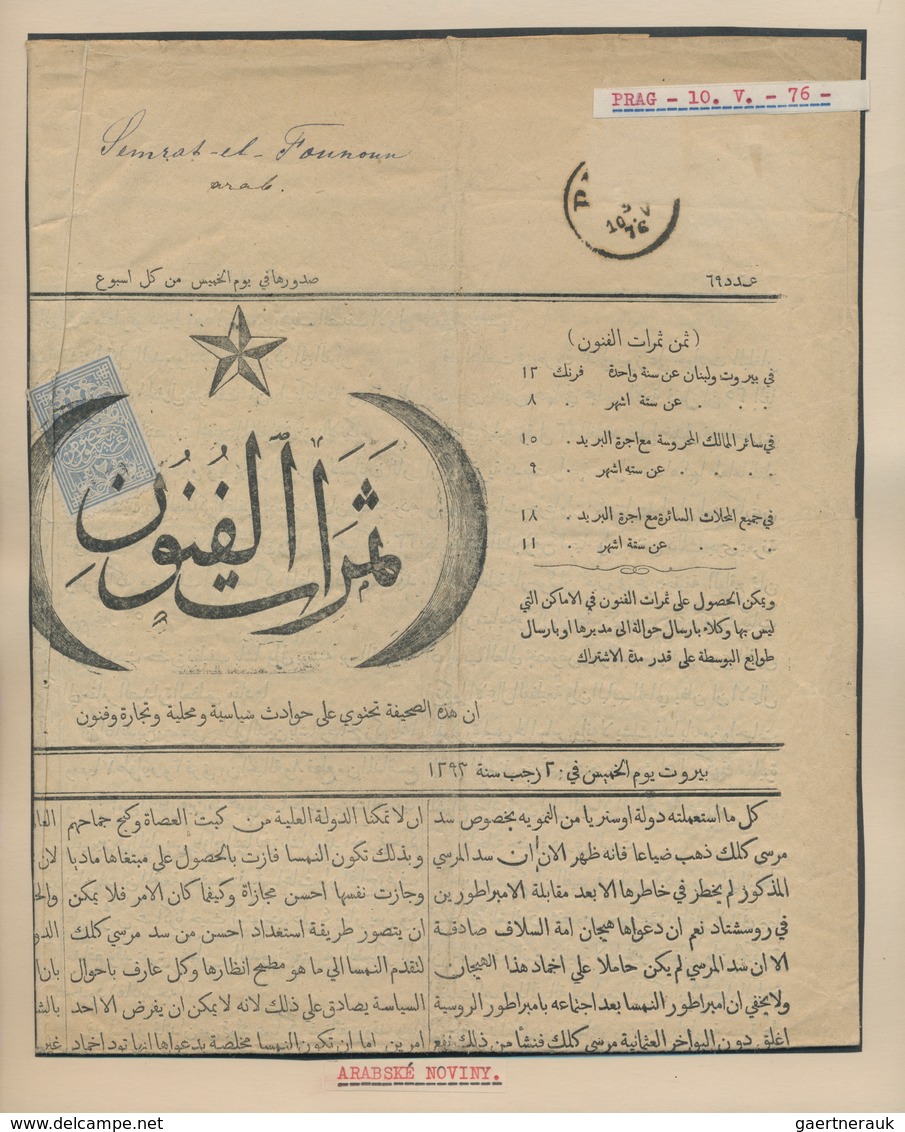 Österreich - Zeitungsstempelmarken: 1853 - 1900, Teile Einer Ehemaligen Ausstellungssammlung ZEITUNG - Zeitungsmarken