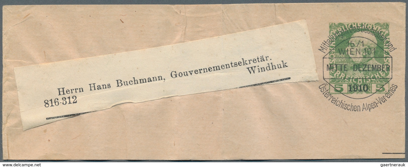 Österreich - Ganzsachen: 1905/1920 Ca., Deutsch-Österreicher-Alpenverein, Sehr Umfangreicher Sammlun - Other & Unclassified