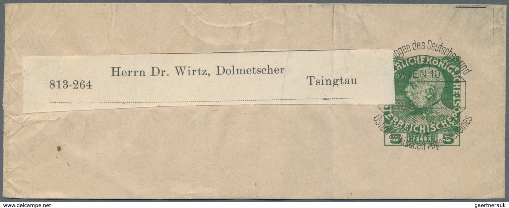 Österreich - Ganzsachen: 1905/1920 Ca., Deutsch-Österreicher-Alpenverein, Sehr Umfangreicher Sammlun - Other & Unclassified