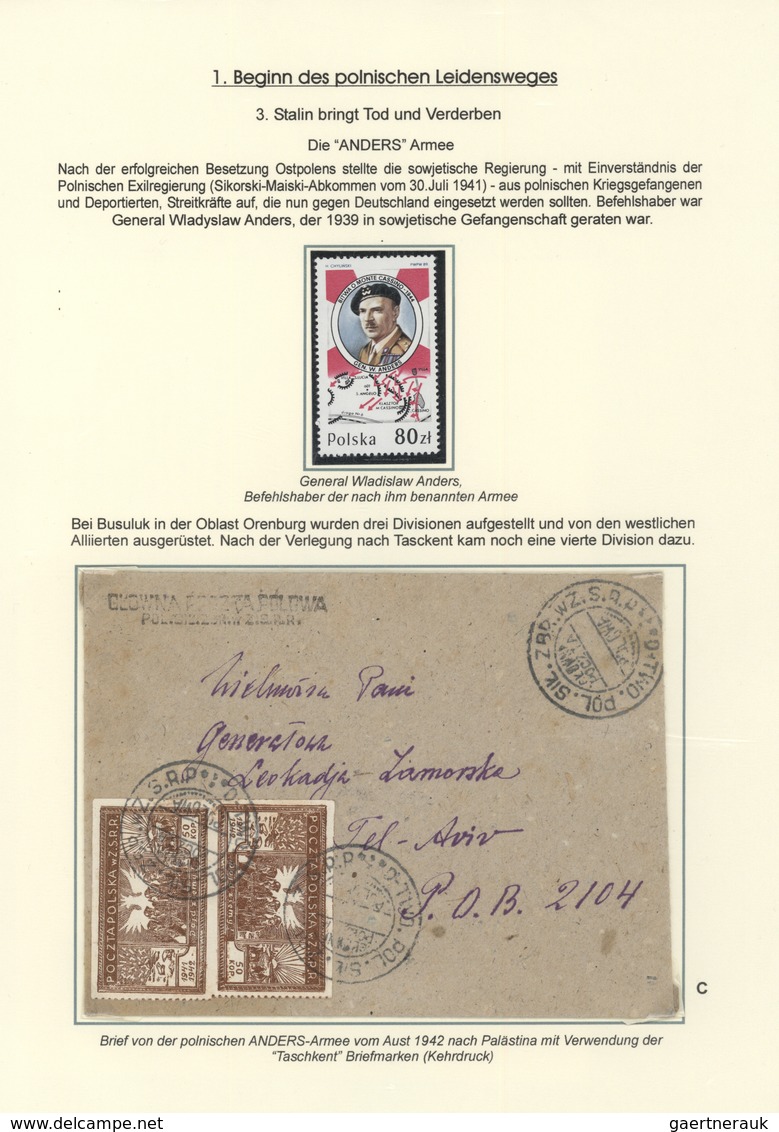 Polen: 1939/1946, POLAND IN WW II in general and 1944 WARSAW UPRISING/SCOUT POST in particular, trem