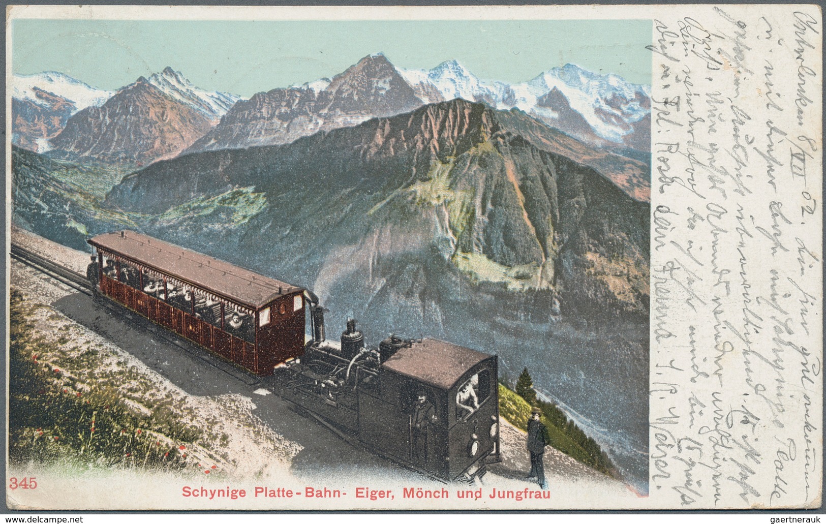 Schweiz: 1890er/1920er Jahre - ANSICHTSKARTEN: Kollektion von etwa 170 mehrfarbigen Ansichtskarten a