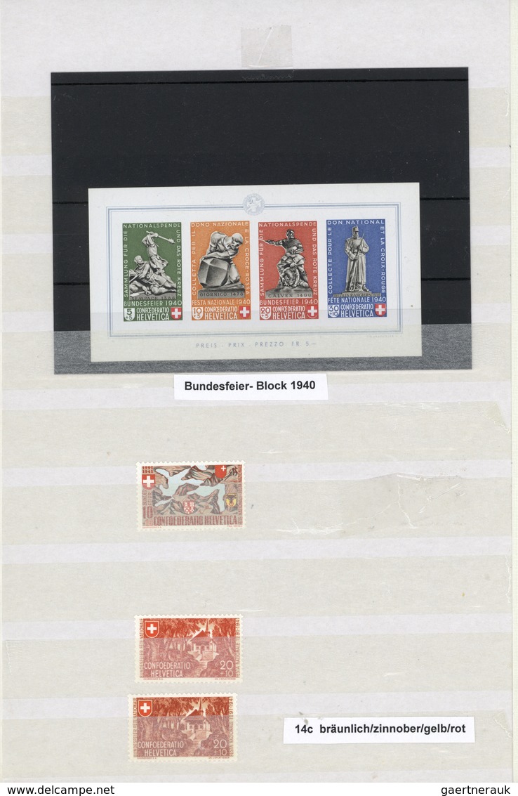 Schweiz: 1936/2000, Saubere Sammlung Der Pro Patria-Ausgaben, Dabei Die Gestempelten Marken 1938/200 - Collections