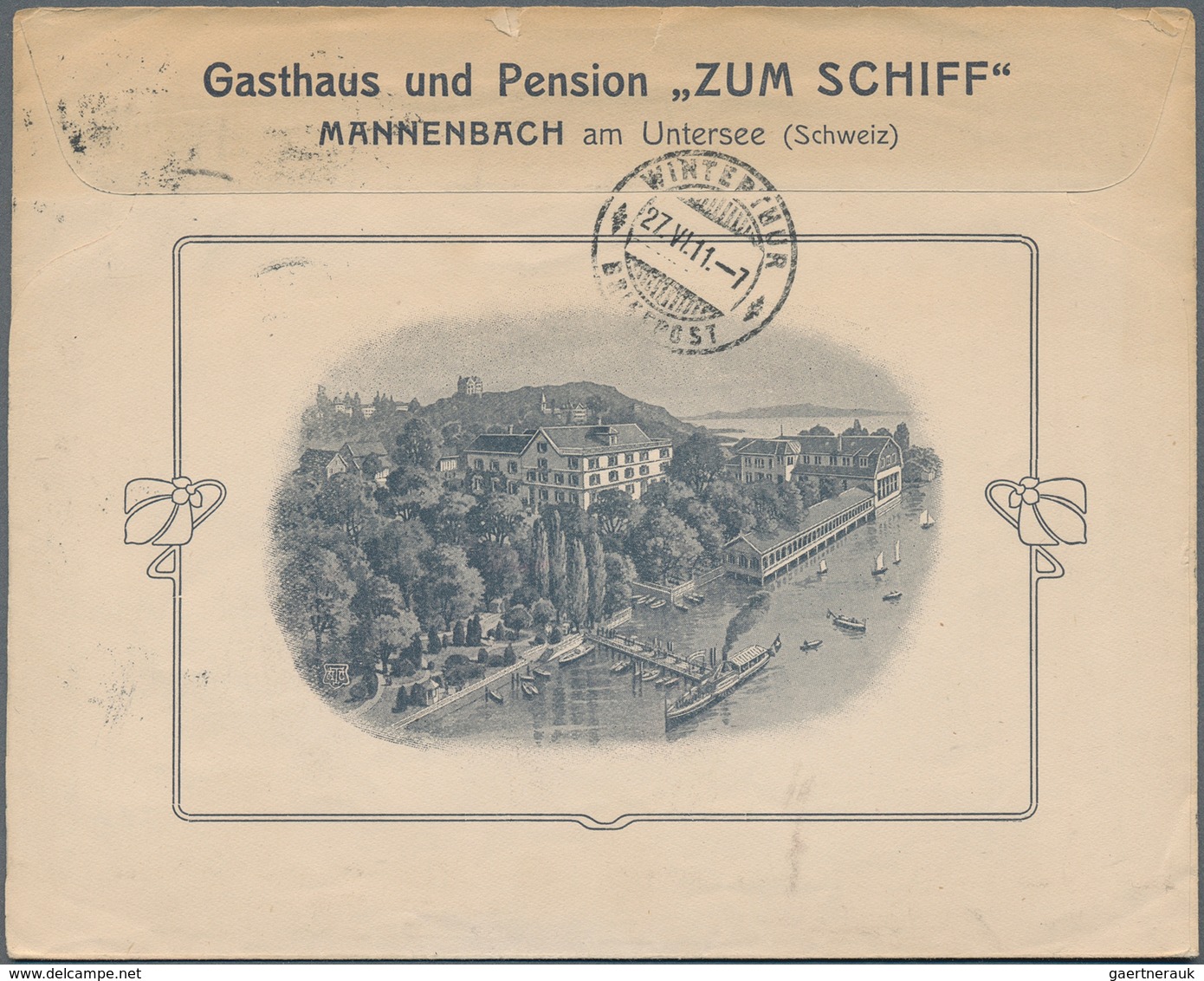 Schweiz - Hotelpost: 1877-1920 Ca.: 25 Briefe, Postkarten, Ganzsachen Und Ansichtskarten Von Hotels, - Sonstige & Ohne Zuordnung