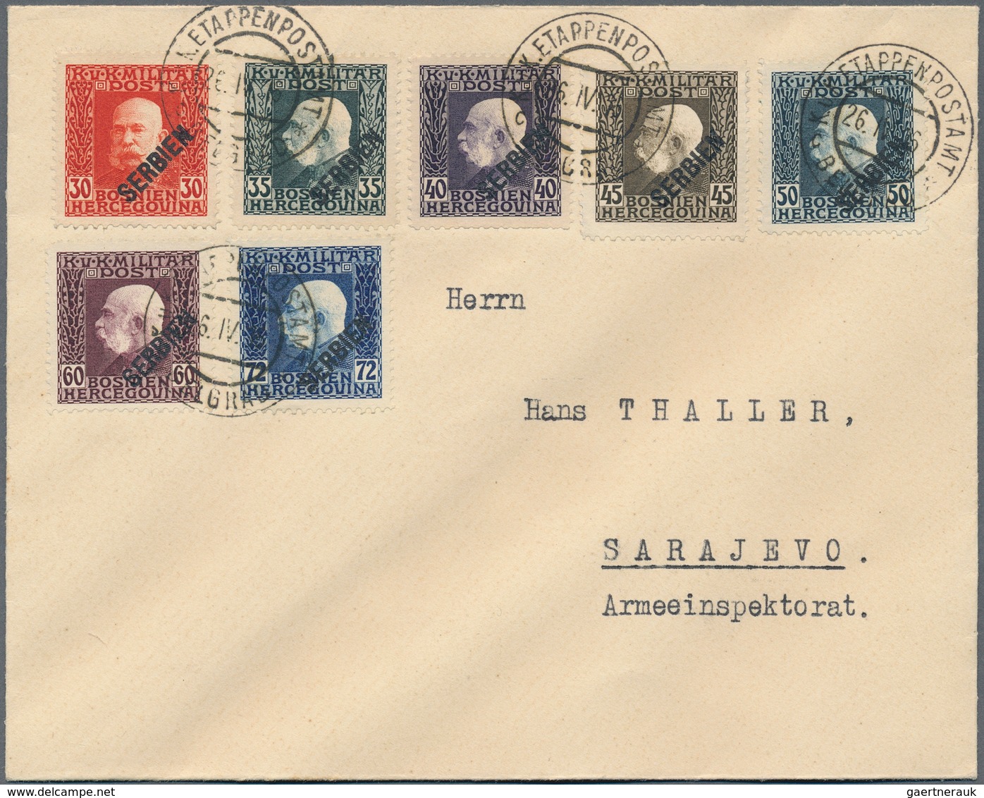 Serbien: 1892/1920 Ca., Collection With More Than 30 Covers, Cards And Stationeries, Predominantly S - Serbie