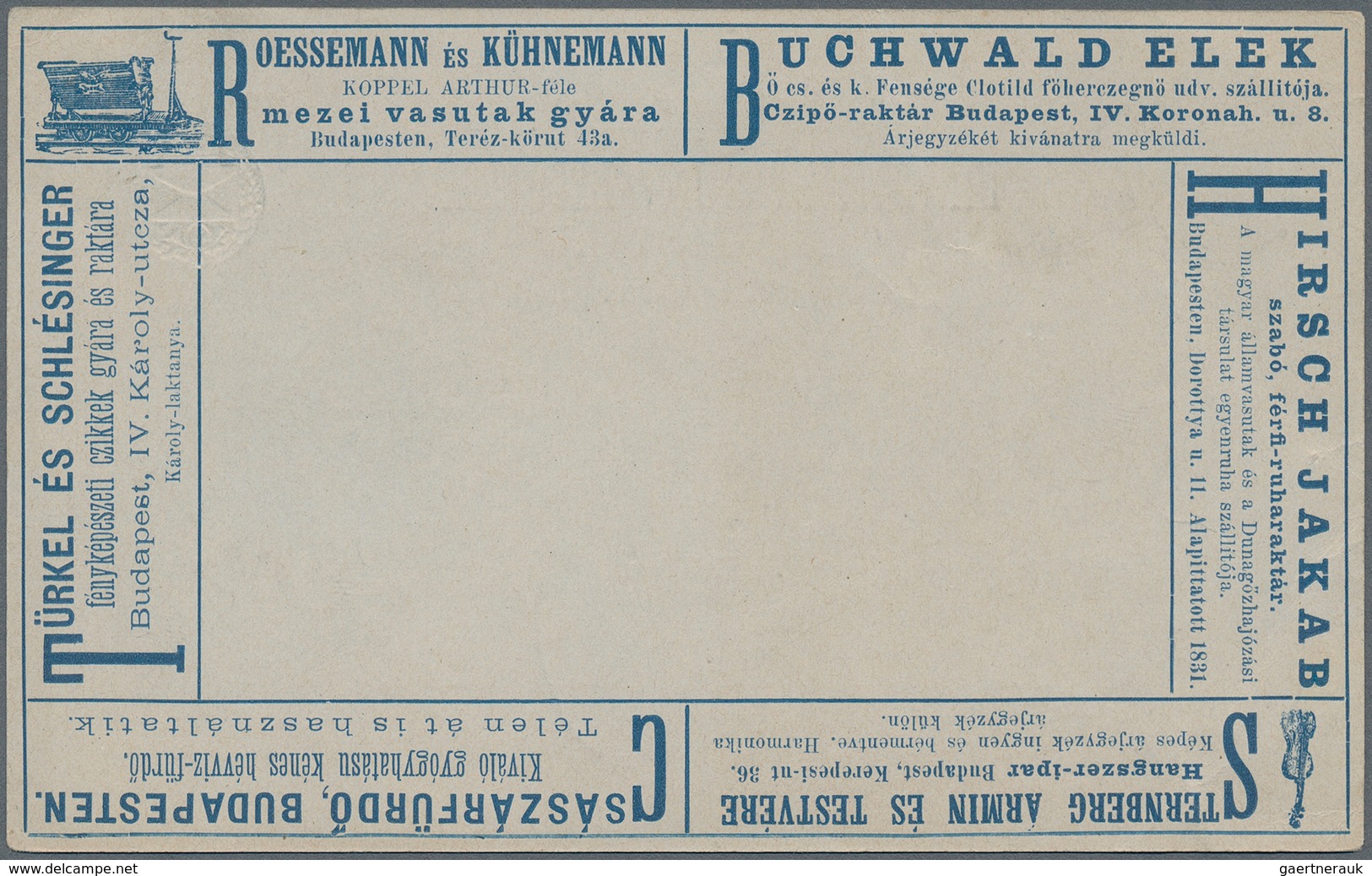 Ungarn - Ganzsachen: 1894/1938, Lot Of Eight Stationeries And One Express Cover, Incl. Five Unused C - Postal Stationery