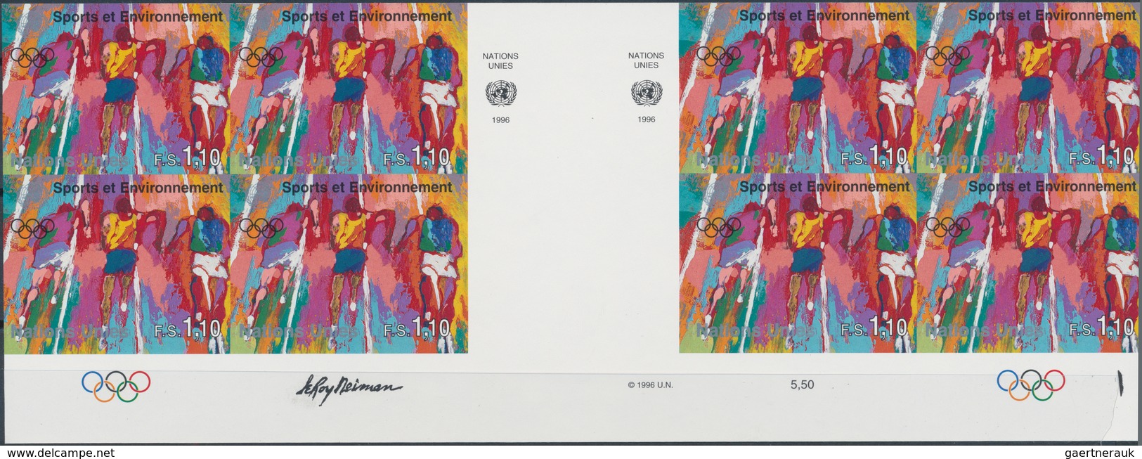 Vereinte Nationen - Genf: 1969/2000. Amazing Collection Of IMPERFORATE Stamps And Progressive Stamp - Unused Stamps