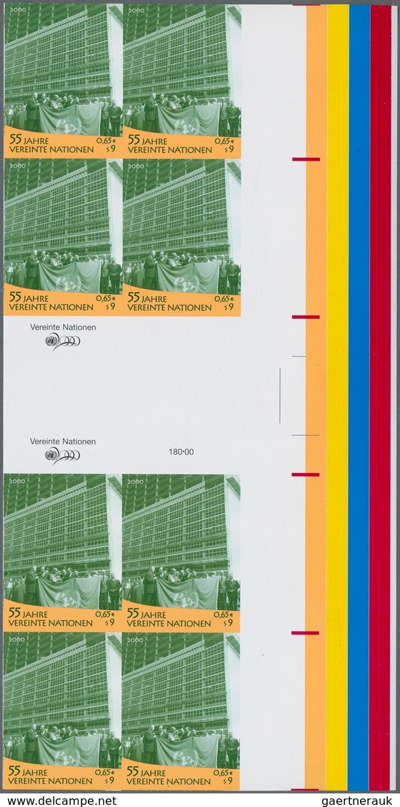 Vereinte Nationen - Wien: 1979/2000. Amazing Collection Of IMPERFORATE Stamps And Progressive Stamp - Ungebraucht