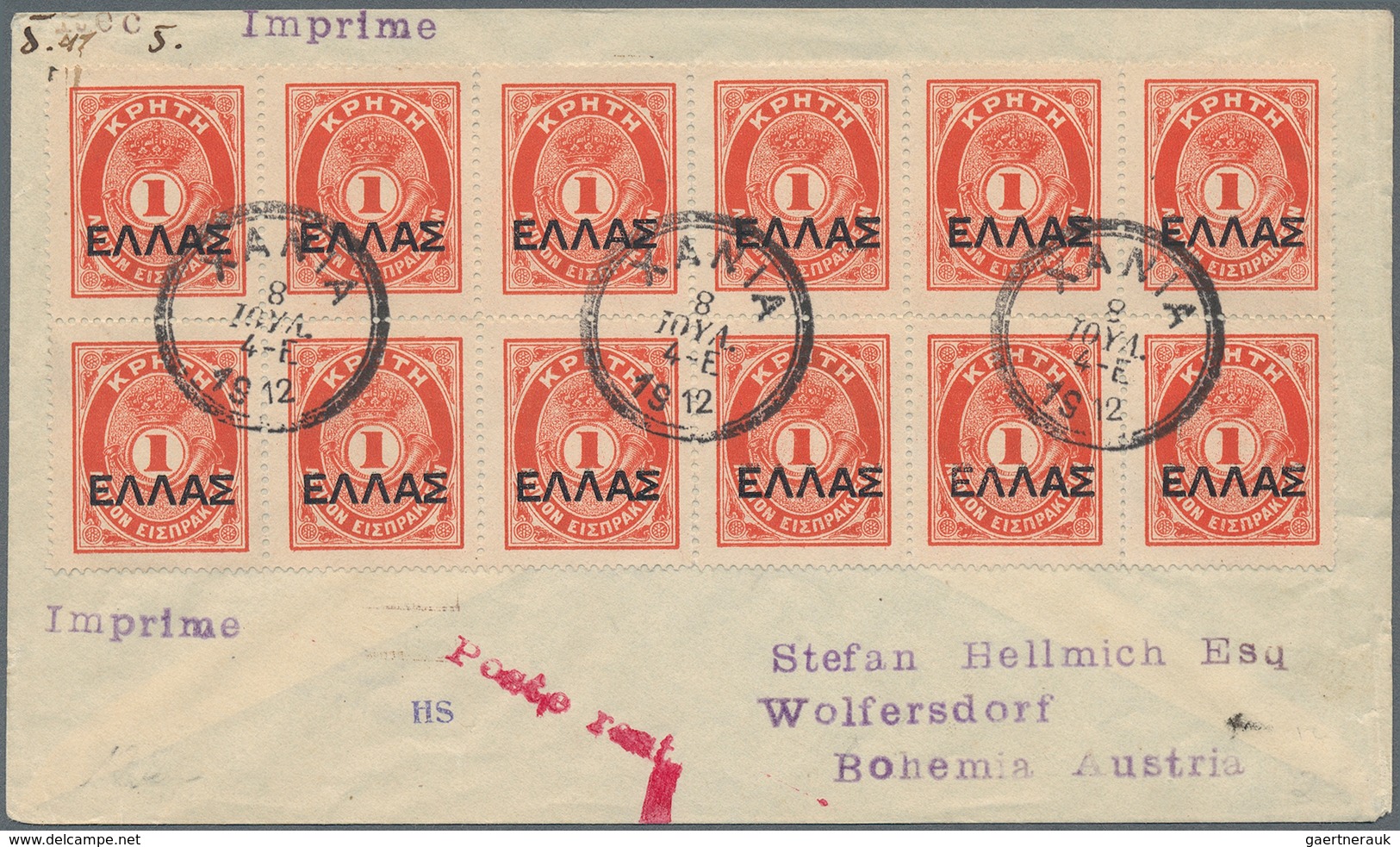 Europa: 1899/1974, lot of 21 covers/cards (plus several loose stamps), e.g. nice section Malta used