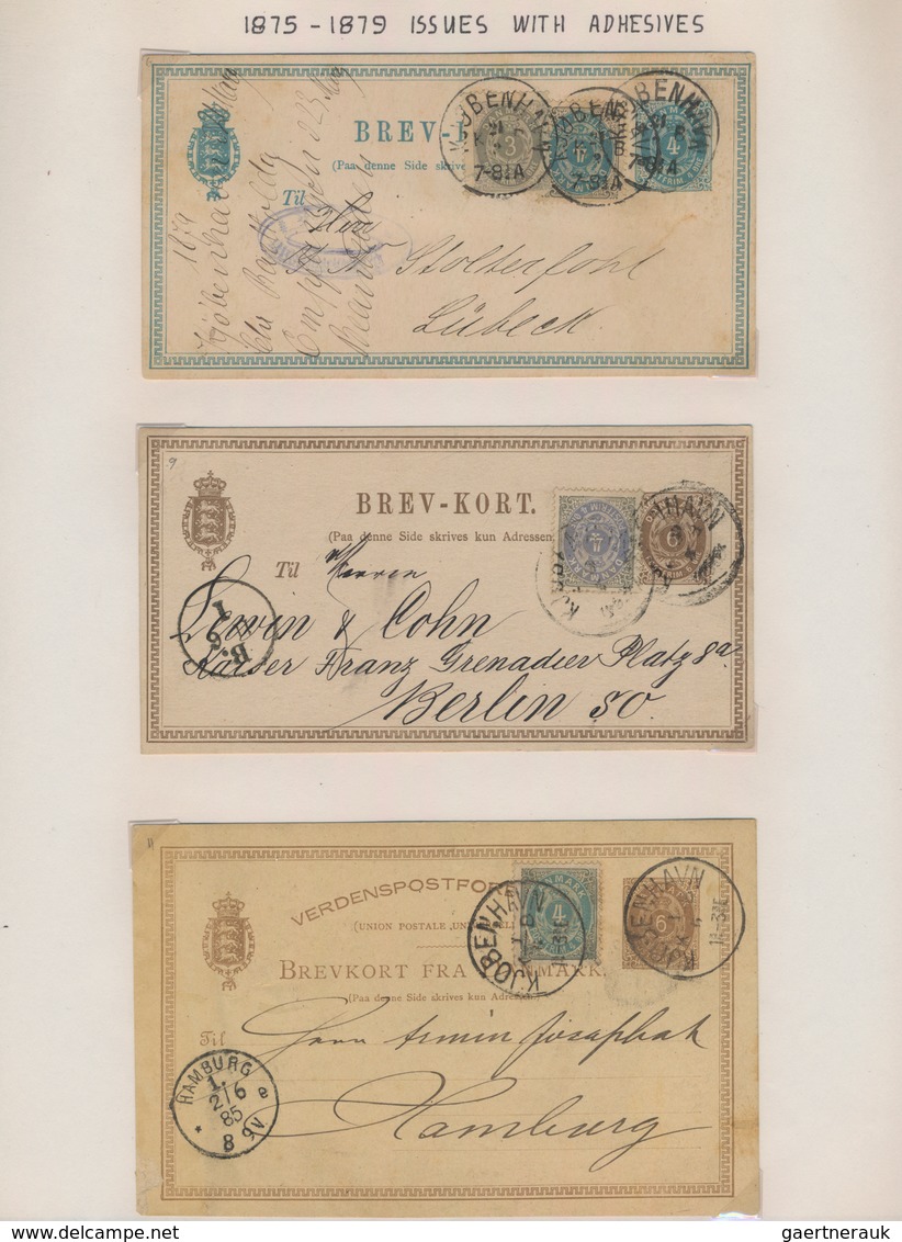 Skandinavien: 1871/1999 Postal Stationery Collection Of About 350 Used Postal Stationery Postcards ( - Europe (Other)