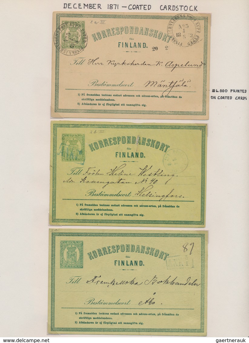 Skandinavien: 1871/1999 postal stationery collection of about 350 used postal stationery postcards (