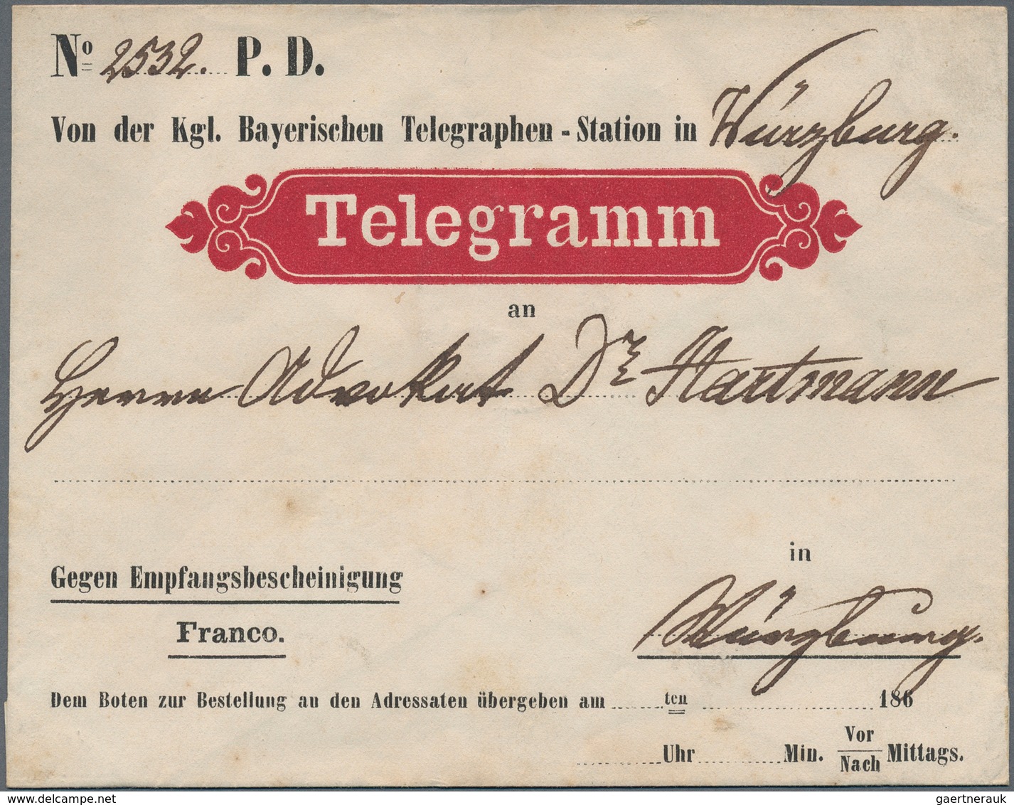 Deutschland: 1870/1940 Ca., Interessantes Konvolut Im Karton, Dabei Ca.25 Belege, U.a. Bayern Mit Am - Collections