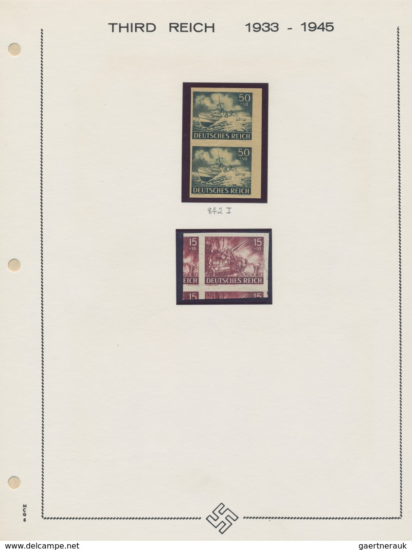 Deutsches Reich - 3. Reich: 1933/1935, Spezialisierte Sammlung Der Ersten Jahre Des III.Reiches, Sau - Used Stamps