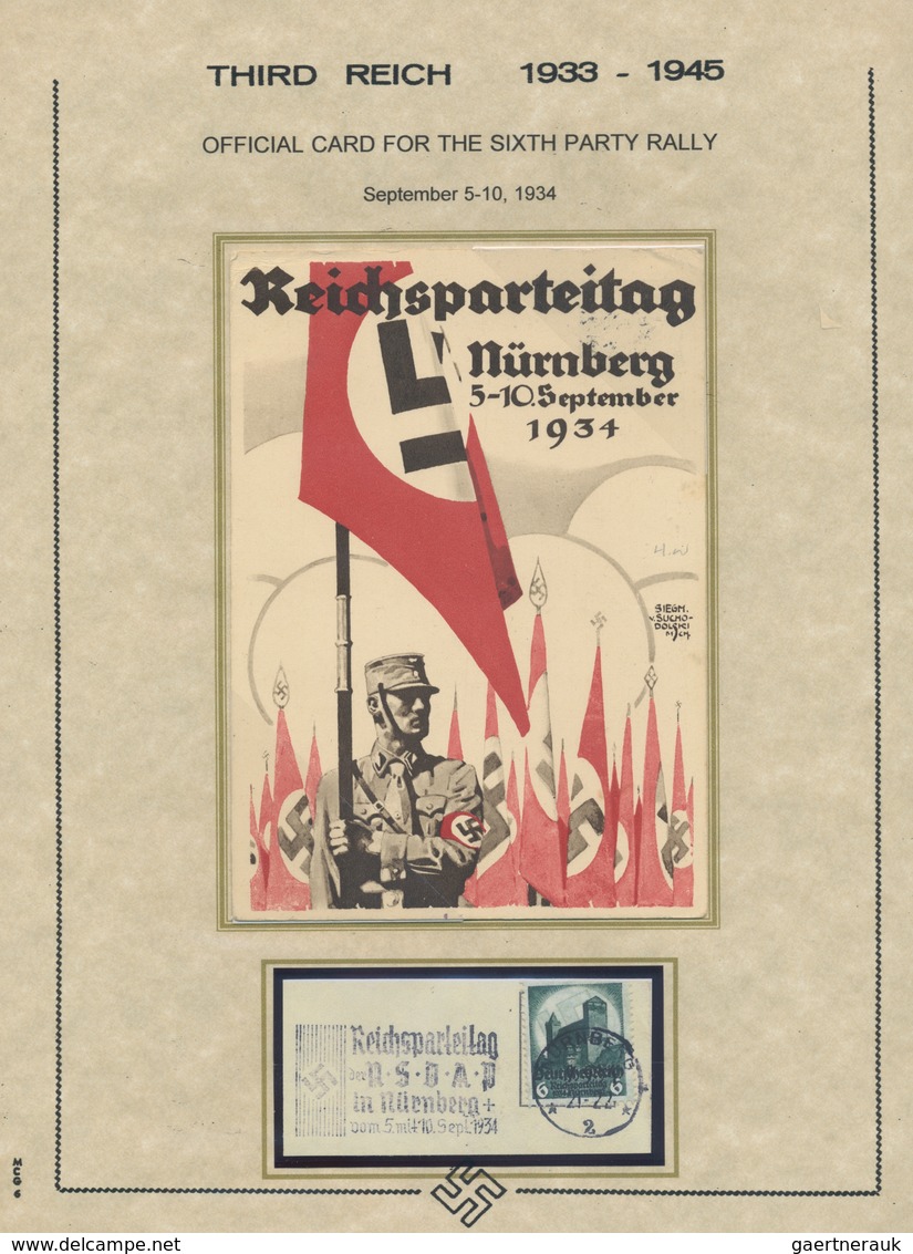 Deutsches Reich - 3. Reich: 1933/1935, spezialisierte Sammlung der ersten Jahre des III.Reiches, sau