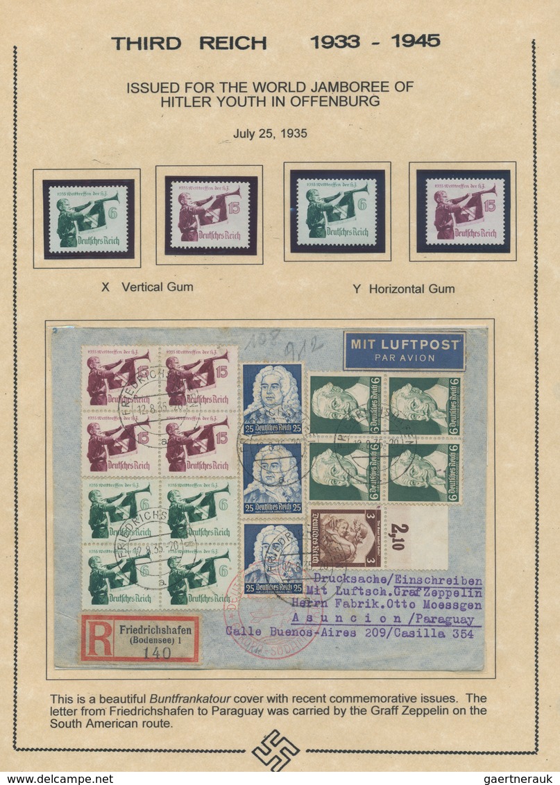 Deutsches Reich - 3. Reich: 1933/1935, spezialisierte Sammlung der ersten Jahre des III.Reiches, sau