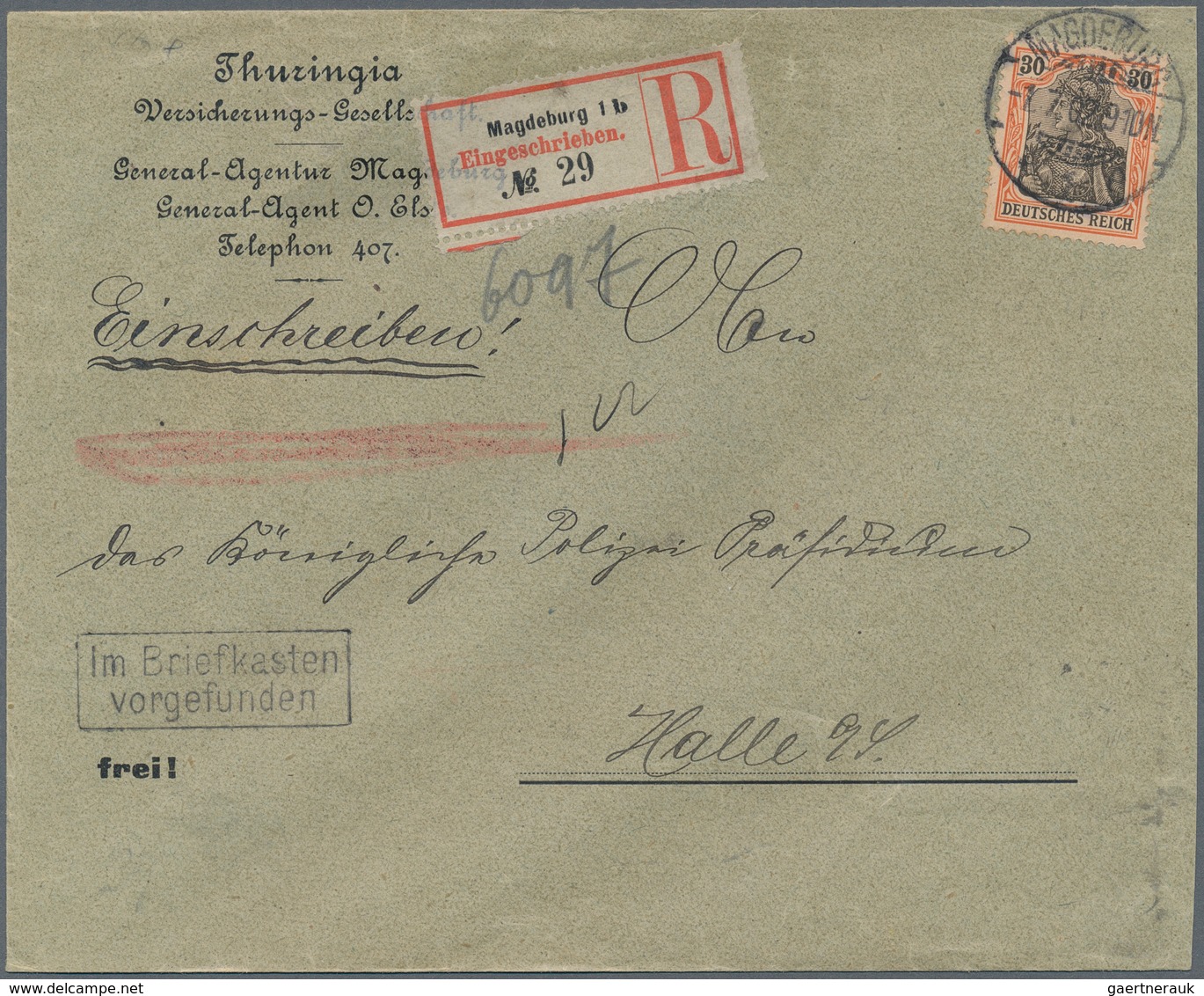 Deutsches Reich - Stempel: 1873/1944 Ca., "AUS DEM BRIEFKASTEN", Hochwertiger Sammlungsbestand Mit C - Franking Machines (EMA)