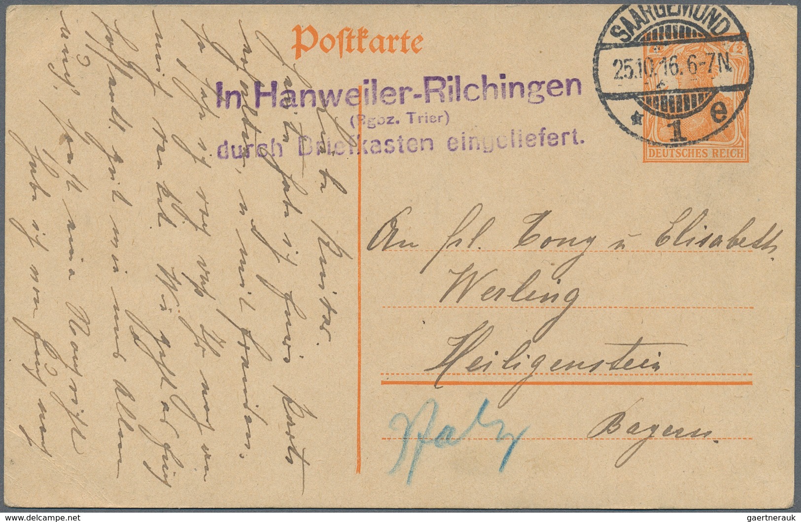 Deutsches Reich - Stempel: 1873/1944 ca., "AUS DEM BRIEFKASTEN", hochwertiger Sammlungsbestand mit c