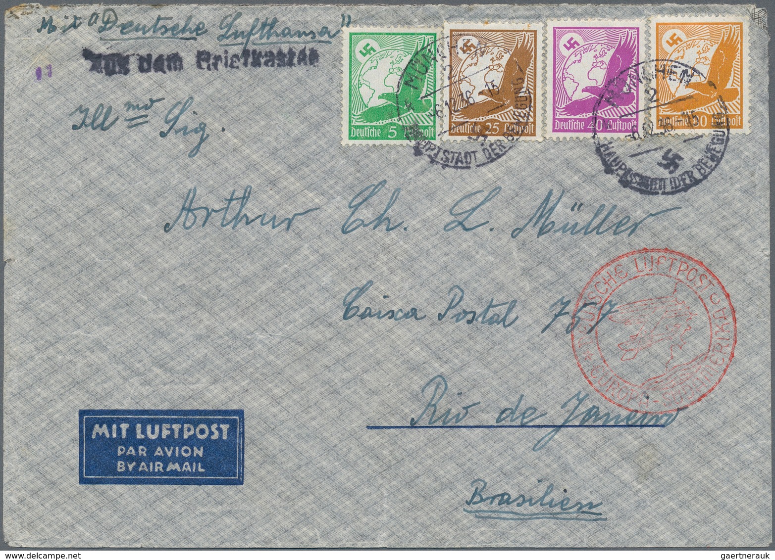 Deutsches Reich - Stempel: 1873/1944 ca., "AUS DEM BRIEFKASTEN", hochwertiger Sammlungsbestand mit c