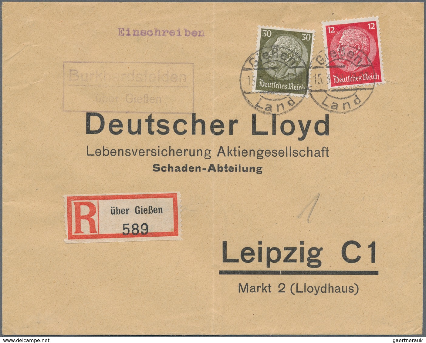 Deutsches Reich - Stempel: 1927/1944, LANDPOSTSTEMPEL, Gehaltvoller Posten Mit über 300 Bedarfs-Bele - Franking Machines (EMA)