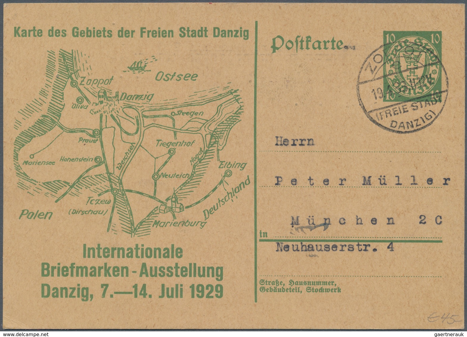 Danzig: 1876/1943, Umfassende Und Immer Wieder Mehrfach/spezialisiert Zusammengetragene Sammlung In - Other & Unclassified