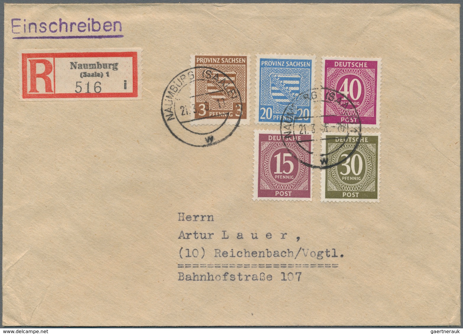 Alliierte Besetzung - Gemeinschaftsausgaben: 1946 - 1947, Sammlung Von über 50 Briefen Mit Interessa - Sonstige & Ohne Zuordnung