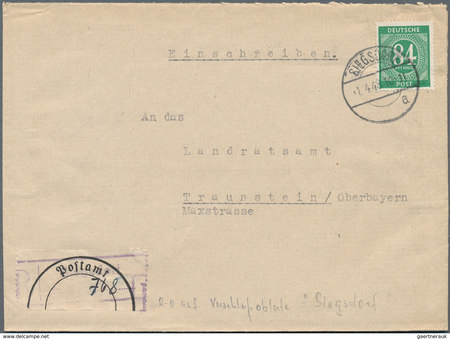 Alliierte Besetzung - Gemeinschaftsausgaben: 1947-1948, Toller Posten Mit über 500 R-Briefen, Dabei - Other & Unclassified