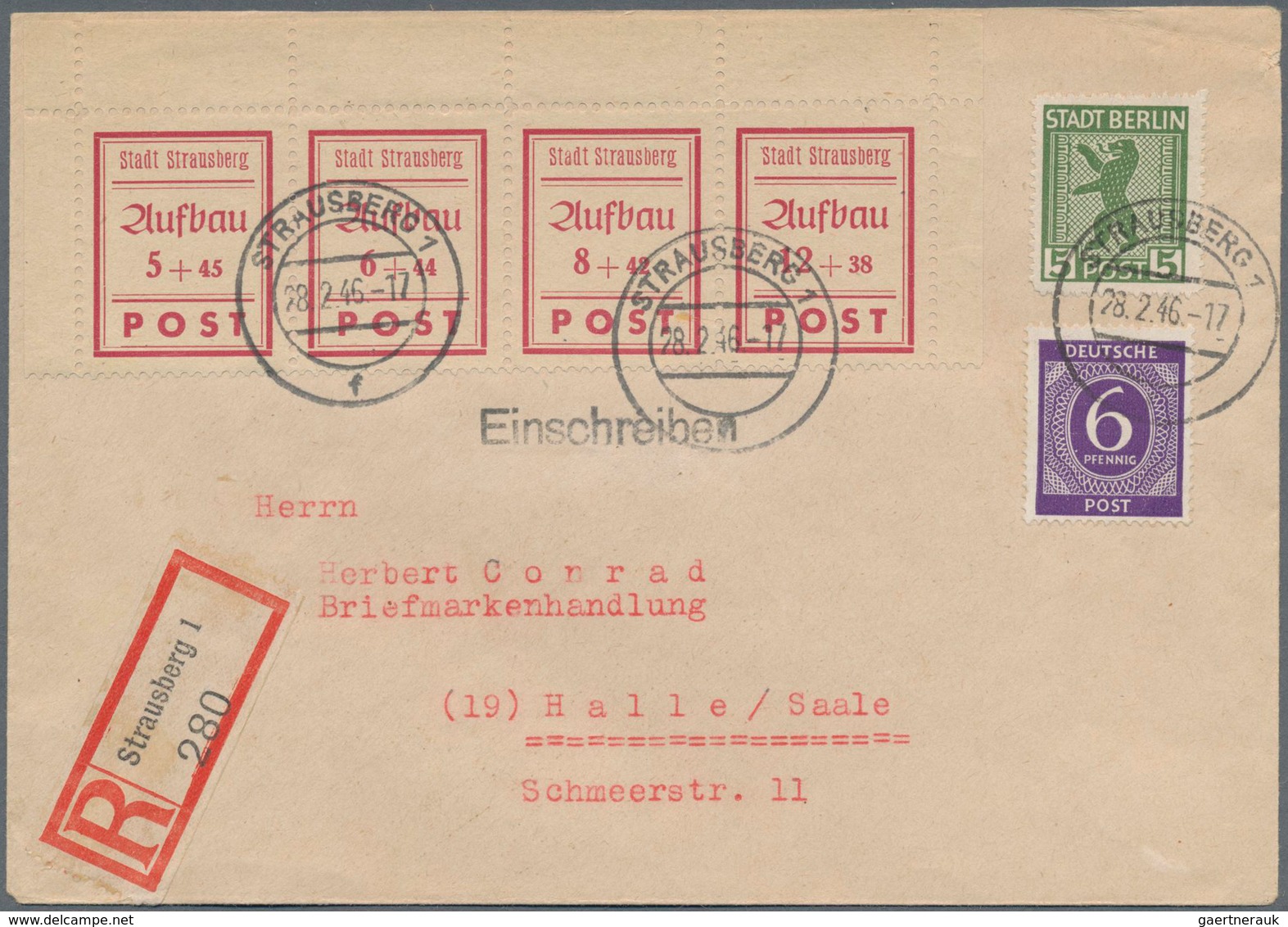 Sowjetische Zone Und DDR: 1945-1990, Partie Mit über 150 Zumeist Besseren Briefen Und Belegen, Dabei - Collections