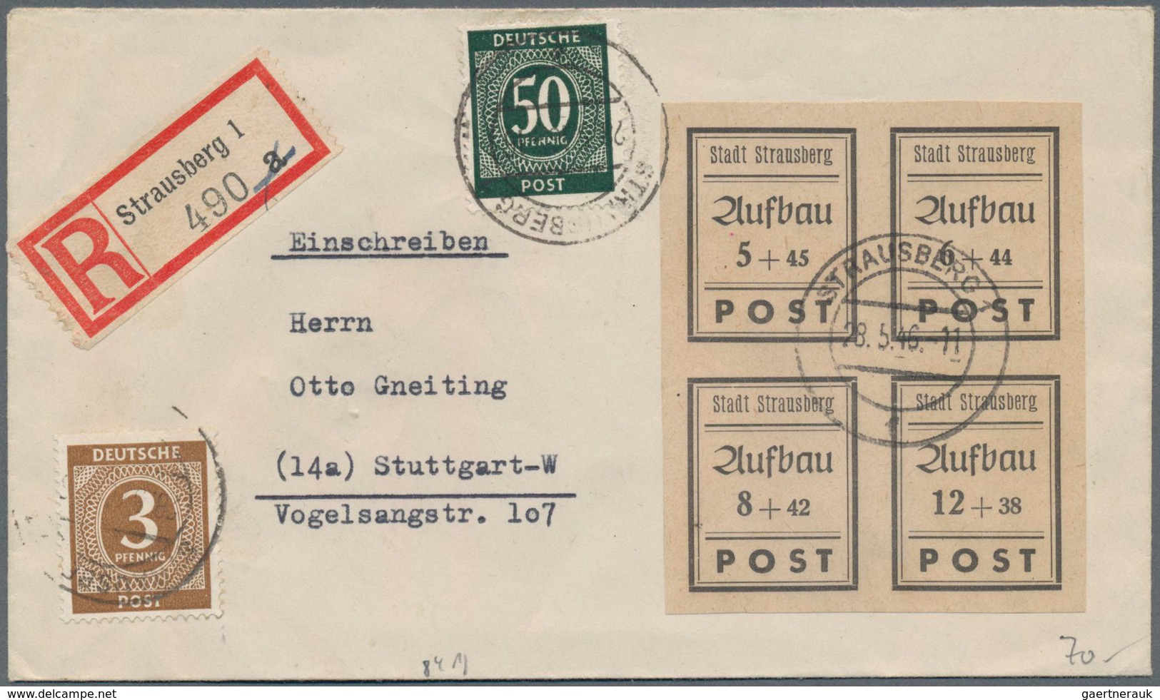 Sowjetische Zone Und DDR: 1945-1990, Partie Mit über 150 Zumeist Besseren Briefen Und Belegen, Dabei - Collections