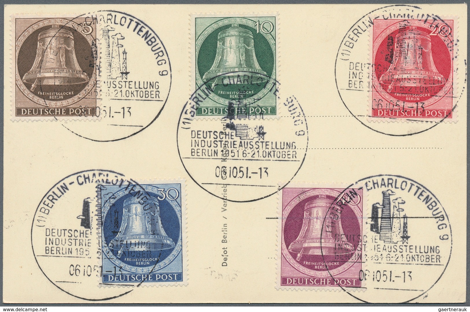 Berlin: 1948/1957, Lot Von 13 Briefen Und Karten, Dabei MiNr. 10 MeF, 13 EF, 100 MeF, 104 EF, Div. S - Unused Stamps