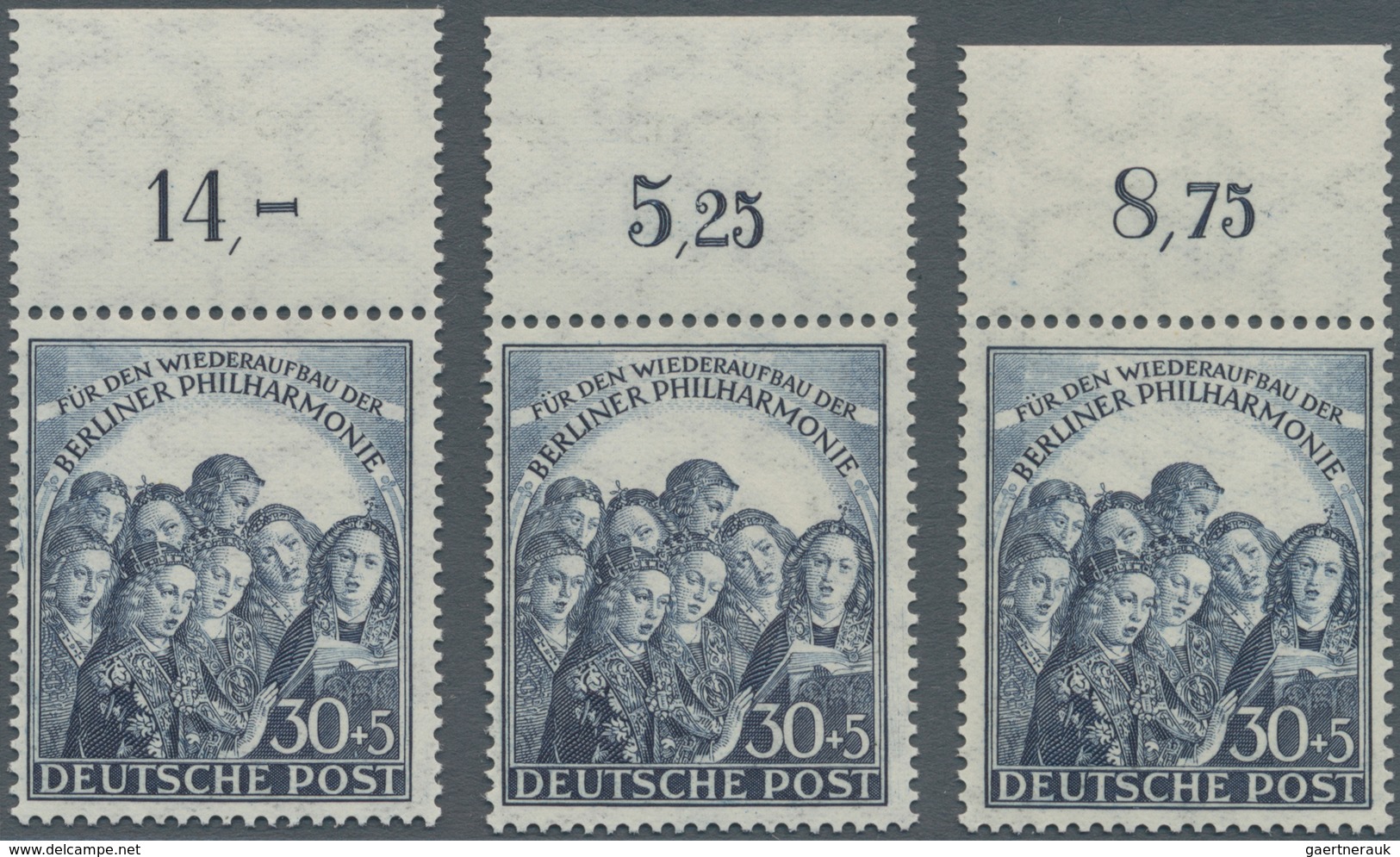 Berlin: 1949/1989, Postfrische Und Gestempelte Partie Auf Steckkarten, Alles Verkaufsfertig Ausgezei - Neufs