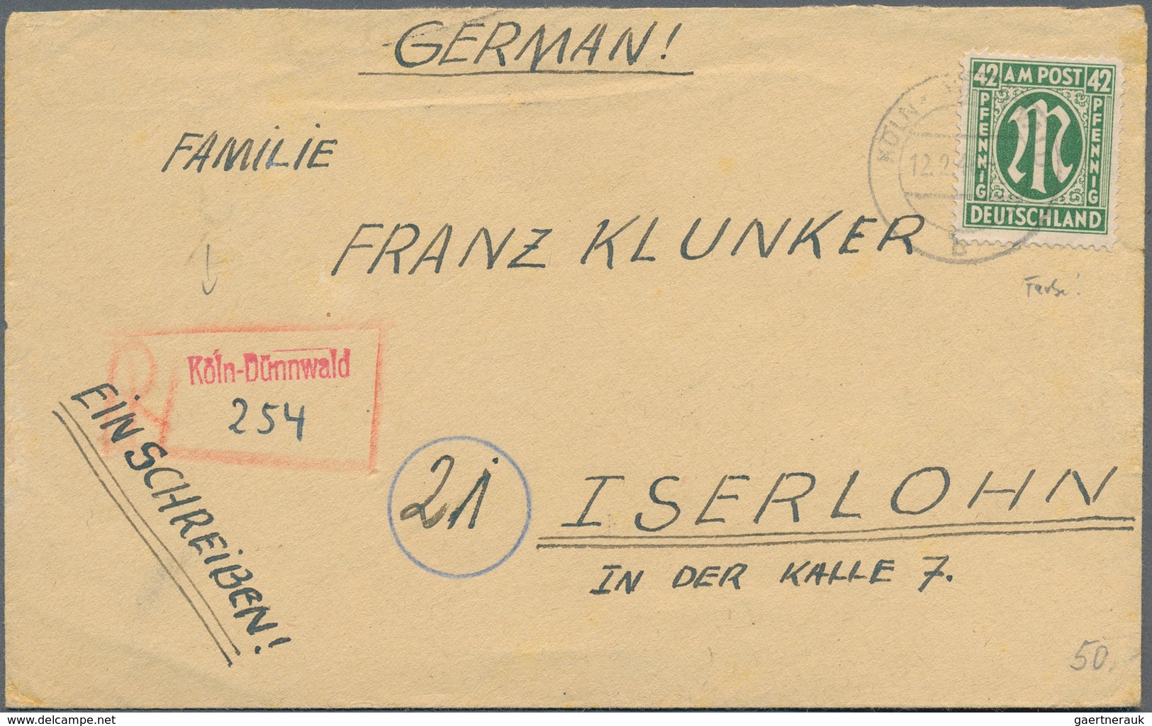 Bizone: 1945-1950, Tolle Partie Mit 160 R-Briefen, Dabei Fast Alle Mit Provisorischen R-Zetteln, Ein - Sonstige & Ohne Zuordnung