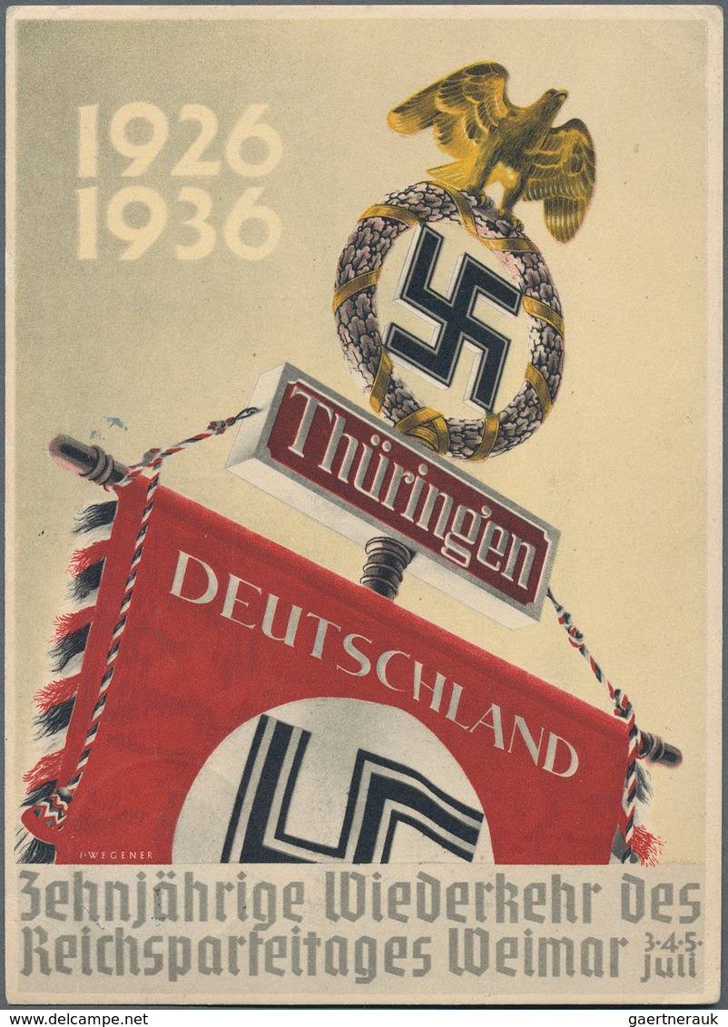 Ansichtskarten: Propaganda: Collection of ca 122 propaganda cards with a large portion of Hitler You