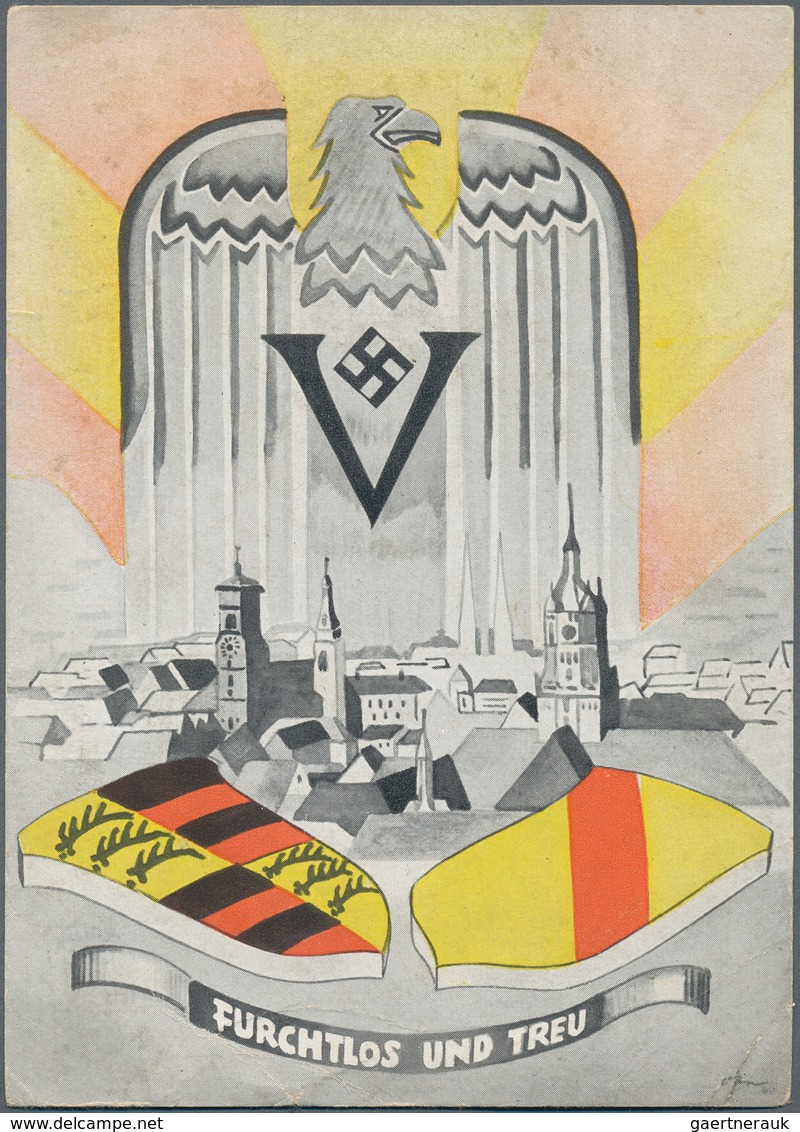 Ansichtskarten: Propaganda: Collection of ca 122 propaganda cards with a large portion of Hitler You