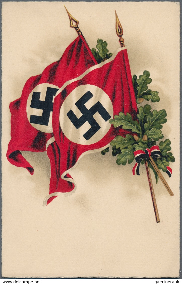 Ansichtskarten: Propaganda: Collection Of Ca. 235 Propaganda Postcards With Many Better, Such As Ear - Partis Politiques & élections