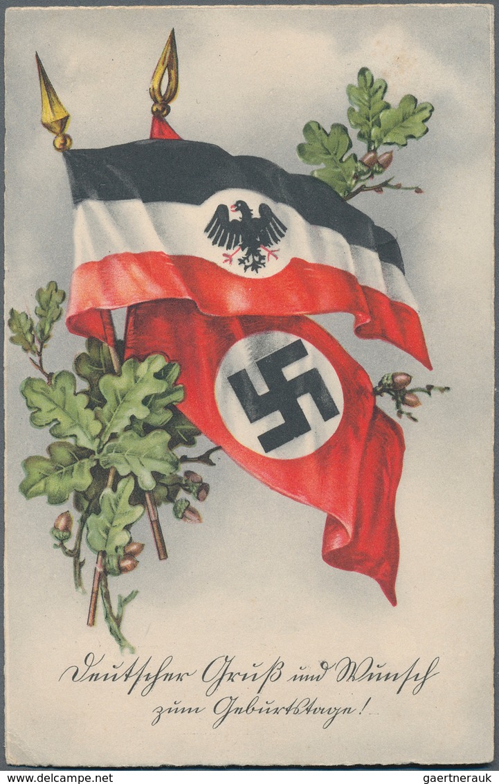 Ansichtskarten: Propaganda: Collection of ca. 235 propaganda postcards with many better, such as ear