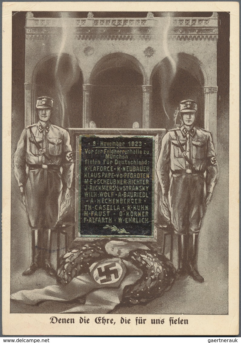 Ansichtskarten: Propaganda: Collection of ca. 235 propaganda postcards with many better, such as ear