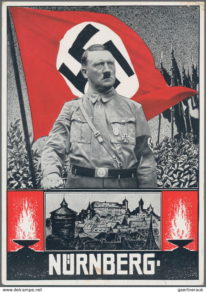 Ansichtskarten: Propaganda: 1939/1945: Bestand von 11 Propagandakarten, meist bessere Motive, in übe