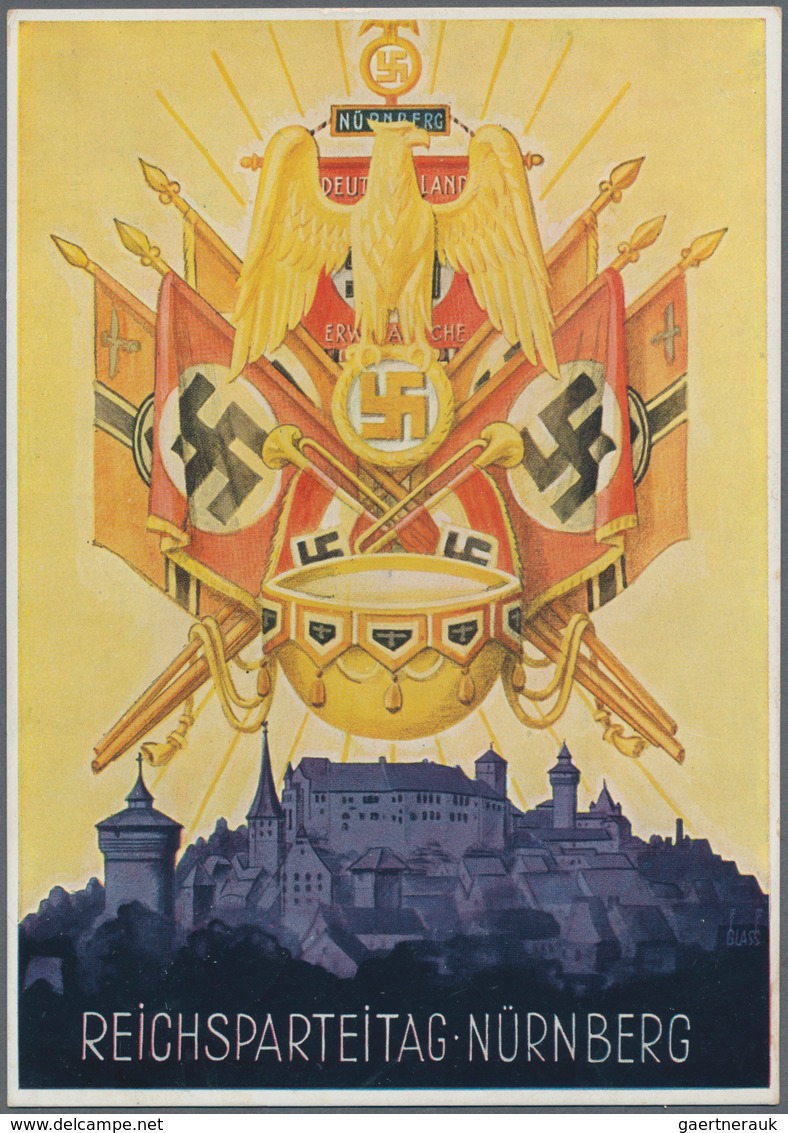 Ansichtskarten: Propaganda: 1939/1945: Bestand von 140 Propagandakarten, meist bessere Motive, in üb