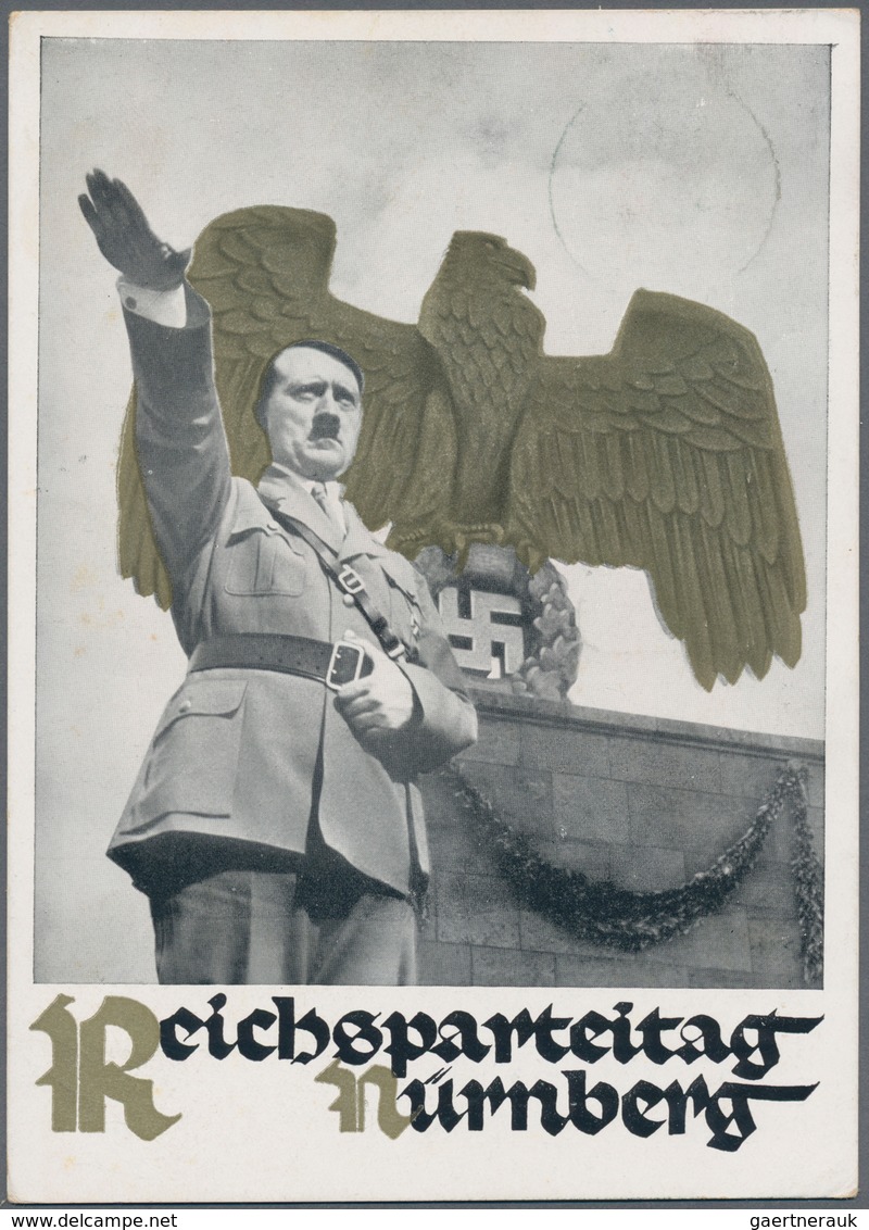 Ansichtskarten: Propaganda: 1939/1945: Bestand Von 150 Propagandakarten, Meist Bessere Motive, In üb - Political Parties & Elections