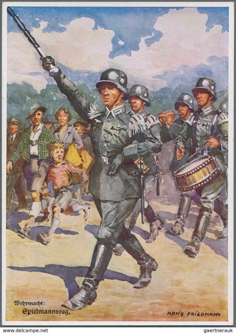 Ansichtskarten: Propaganda: 1939/1945: Bestand Von 70 Propagandakarten, Meist Bessere Motive, In übe - Partidos Politicos & Elecciones