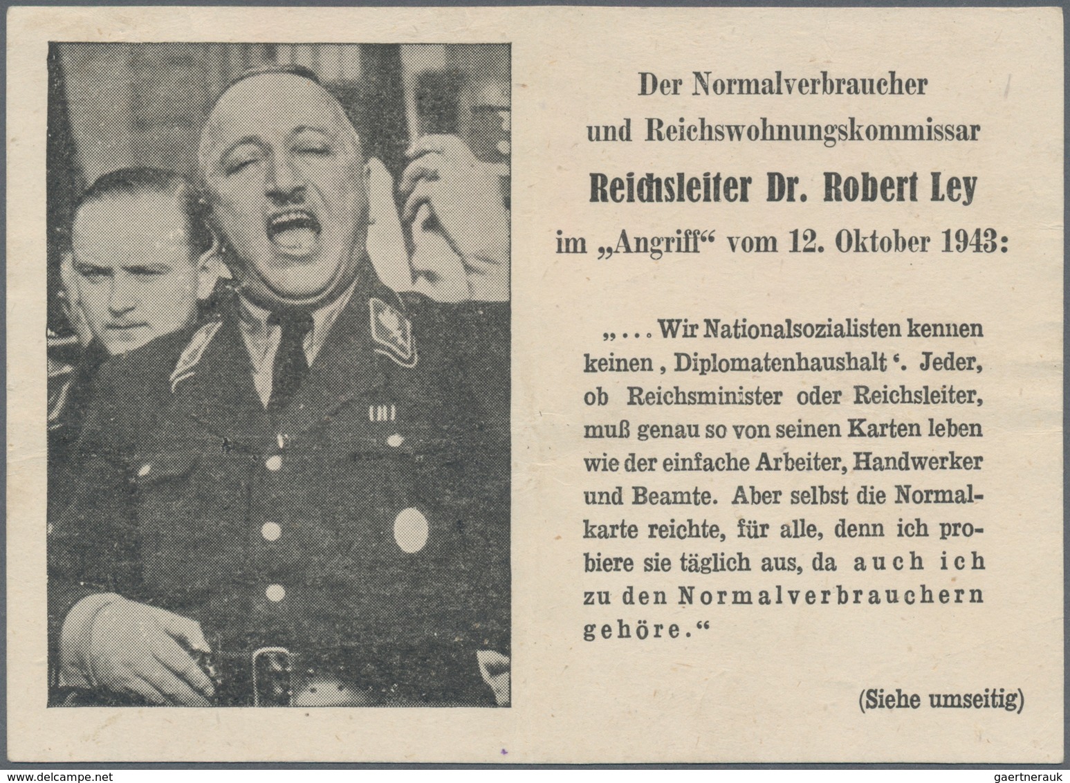 Ansichtskarten: Propaganda: 1939/1945: Bestand Von 78 Propagandakarten, Meist Bessere Motive, In übe - Partis Politiques & élections