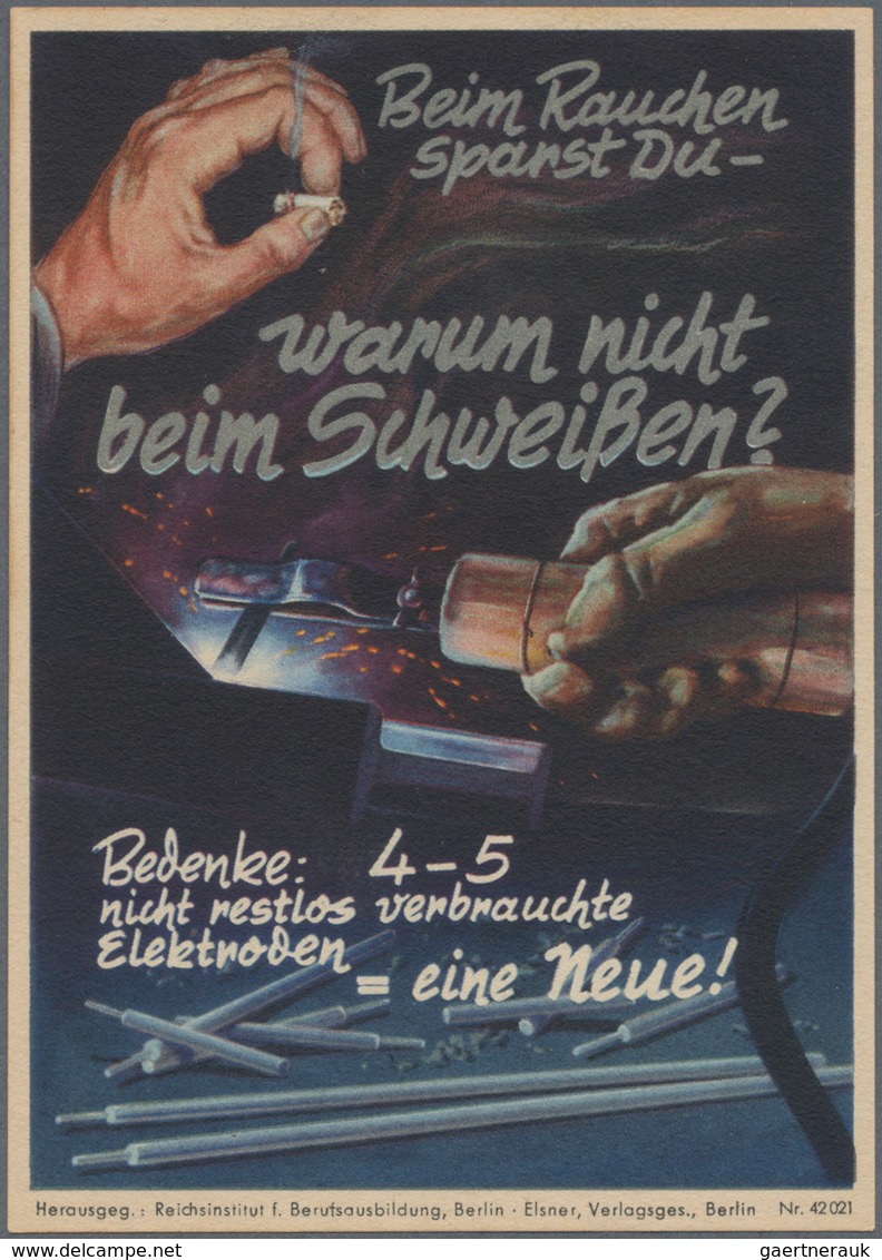 Ansichtskarten: Propaganda: 1939/1945: Bestand Von 78 Propagandakarten, Meist Bessere Motive, In übe - Political Parties & Elections