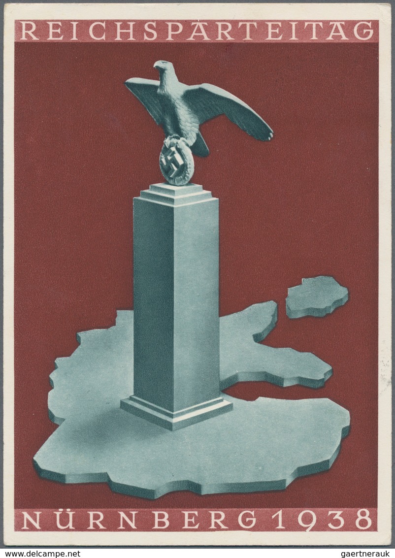 Ansichtskarten: Propaganda: 1939/1945: Bestand Von 99 Propagandakarten, Meist Bessere Motive, In übe - Political Parties & Elections