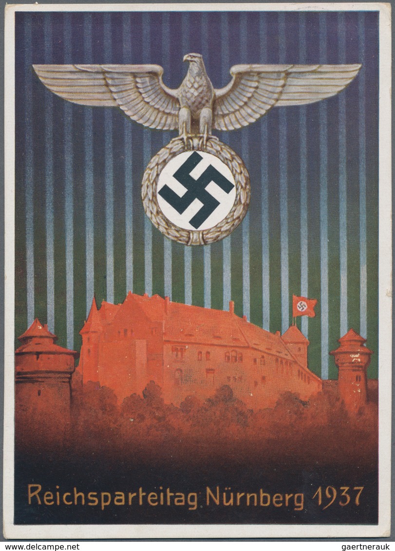 Ansichtskarten: Propaganda: 1939/1945: Bestand Von Mehr Als 44 Propagandakarten, Meist Bessere Motiv - Partis Politiques & élections